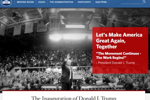 Site da Casa Branca tira seções sobre direitos civis e LGBT