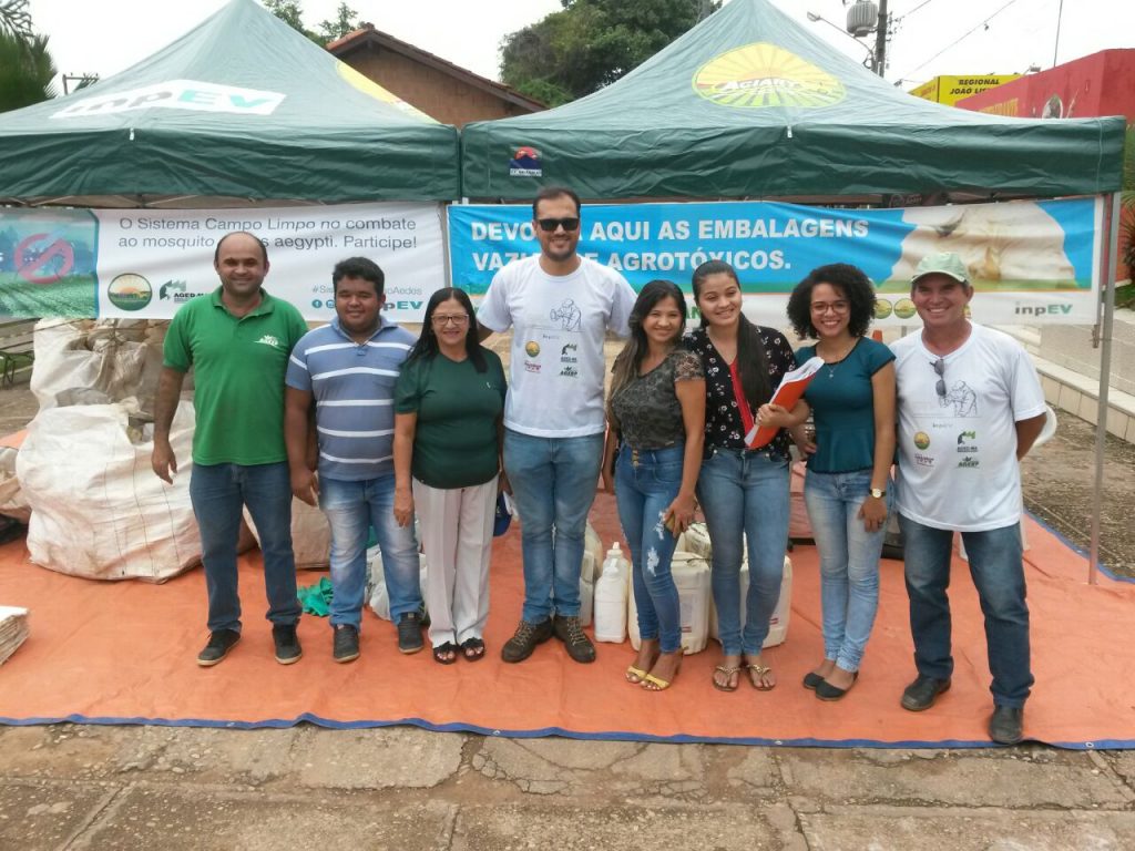 Embalagens vazias de agrotóxico são recolhidas na região tocantina