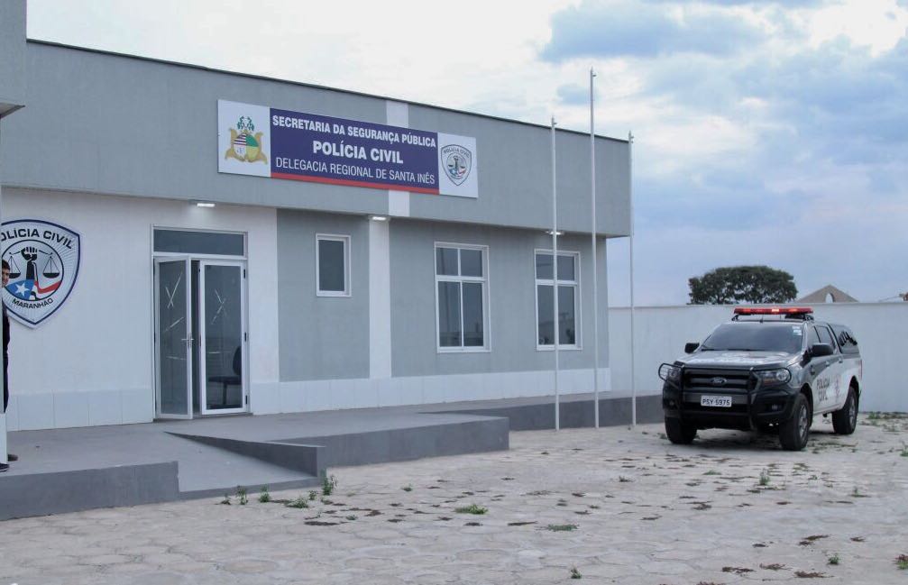 Flávio Dino anuncia inauguração de delegacia e quartel de polícia em Santa Inês