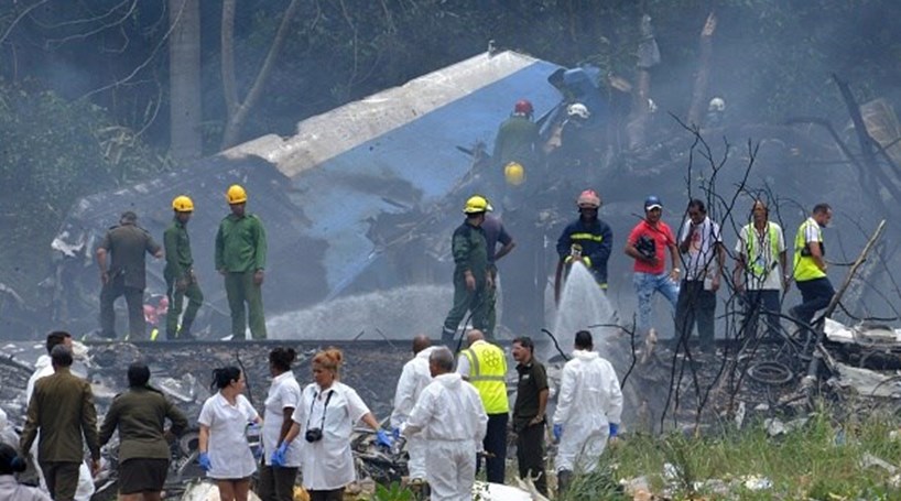 Apenas cinco estrangeiros estavam no avião que caiu em Cuba