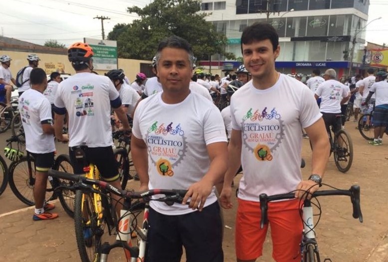 Ministério Público realiza passeio ciclístico para protestar contra queimadas em Grajaú