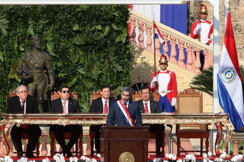 Novo presidente do Paraguai promete combater a impunidade