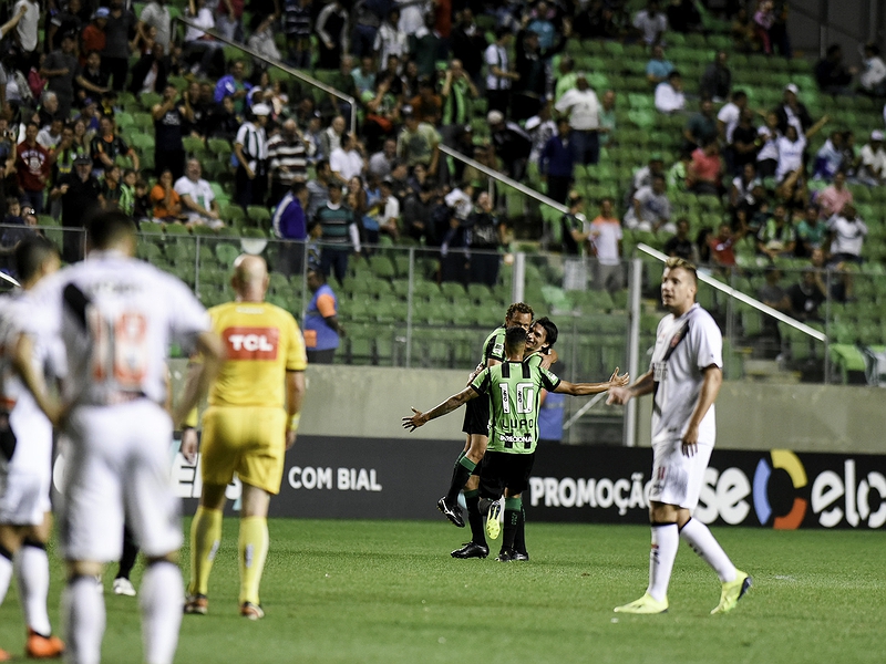 América vence e deixa o Vasco numa situação complicada na tabela de classificação da Série A