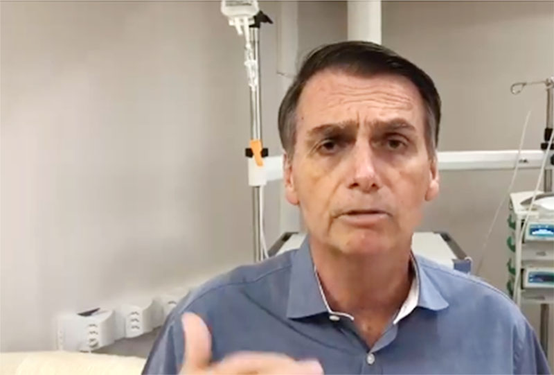 Por recomendação médica, Jair Bolsonaro não comparecerá ao debate da Globo nesta quinta