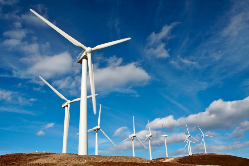 Geração de energia eólica tem um aumento de 17,8% em sete meses