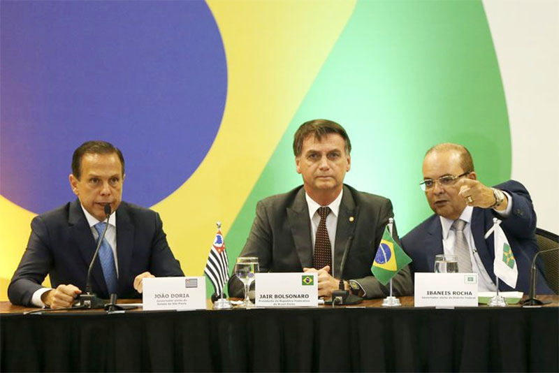 Governadores otimistas com aceno de Bolsonaro a apoio financeiro aos estados