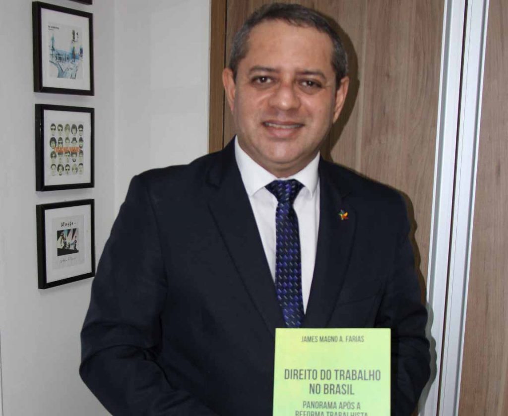 Desembargador do Trabalho James Farias lança livro sobre direitos trabalhistas no Brasil
