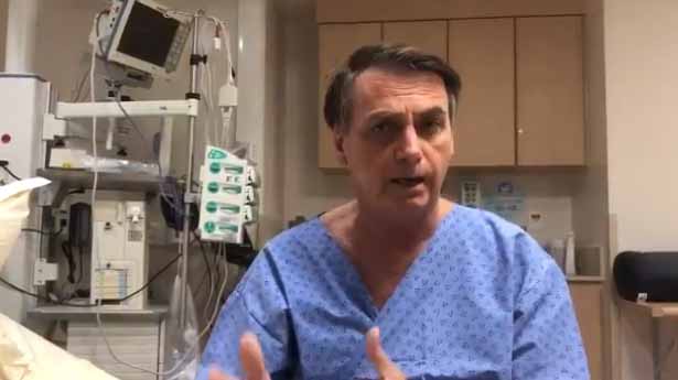 Em mensagem de vídeo, Bolsonaro deseja um breve reencontro com todos