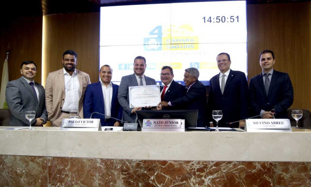 Secretário de Administração Penitenciária recebe título de Cidadão de São Luís