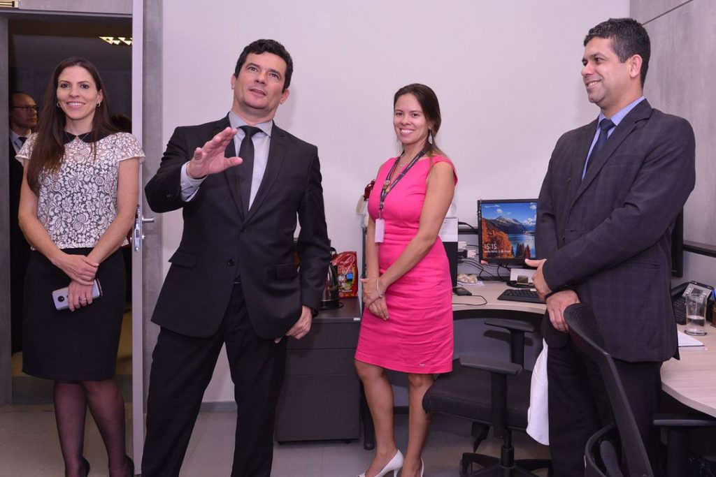 Sérgio Moro inaugura Centro Integrado de Inteligência em Brasília
