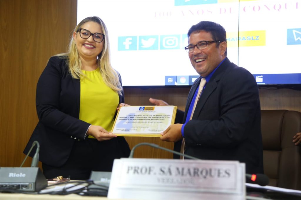Câmara de São Luís homenageia Associação de Jovens Empresários