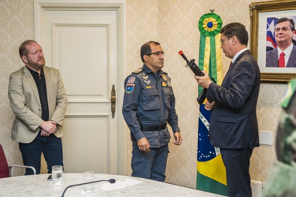 Polícia Militar do Maranhão recebe novos armamentos doados pelo Exército Brasileiro