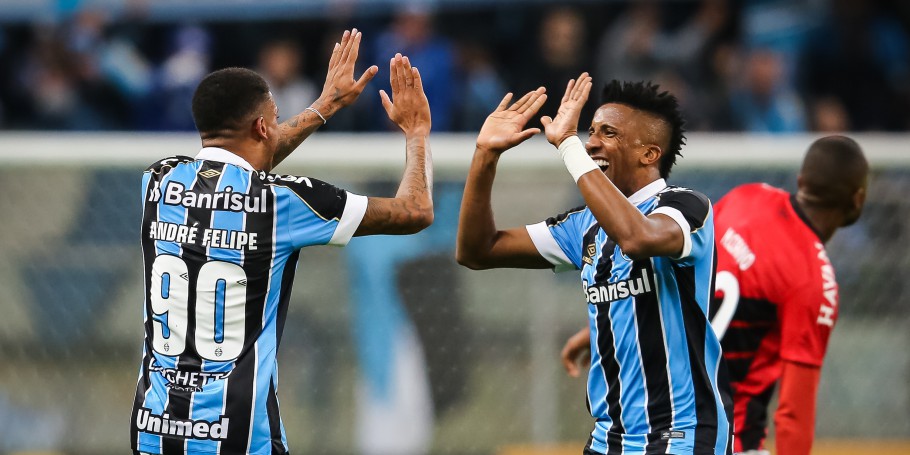 Grêmio vence Atlhetico e sobe para 11º lugar na tabela de classificação da Série A