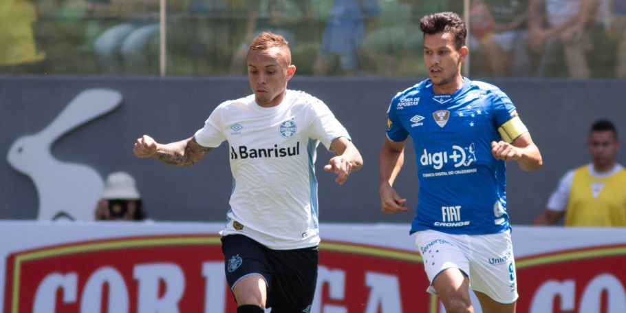 Grêmio passeia no Independência, goleia Cruzeiro e agrava crise da equipe mineira