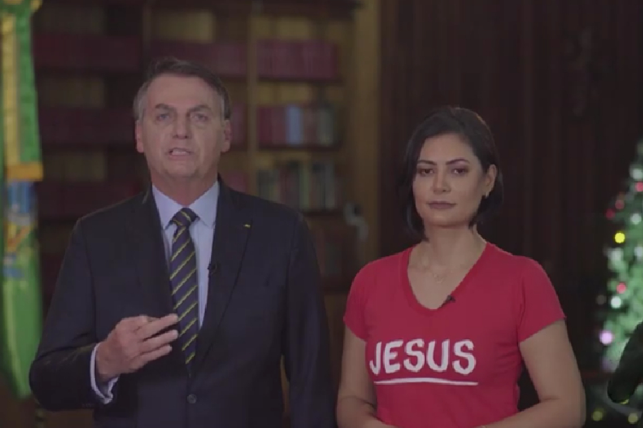 Em mensagem de Natal, Bolsonaro lembra que governo está há um ano sem corrupção