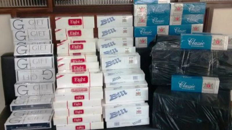 Fiscais da Fazenda apreendem 7 mil maços de cigarros contrabandeados do Paraguai