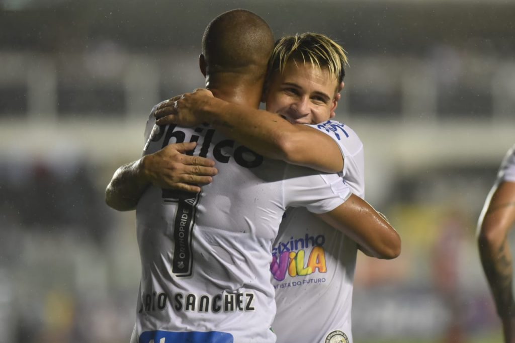 Santos vence o Botafogo por 2 a 0 e abre vantagem na ponta do Grupo A