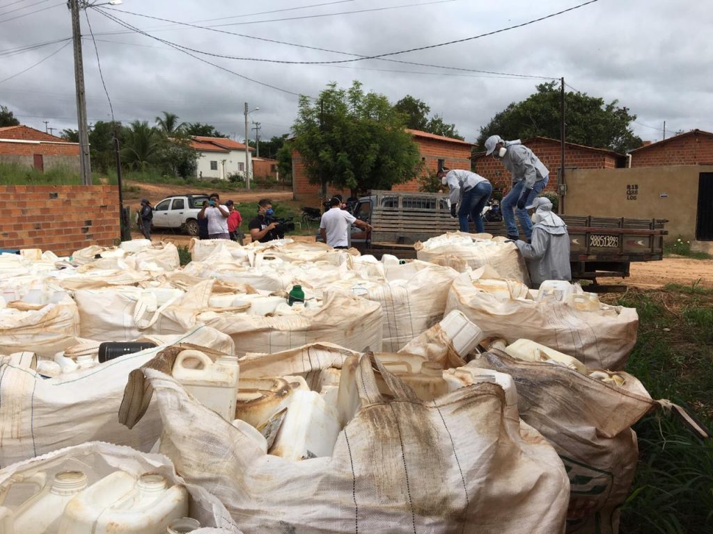 Aged apreende 2 mil embalagens de defensivos agrícolas em Balsas