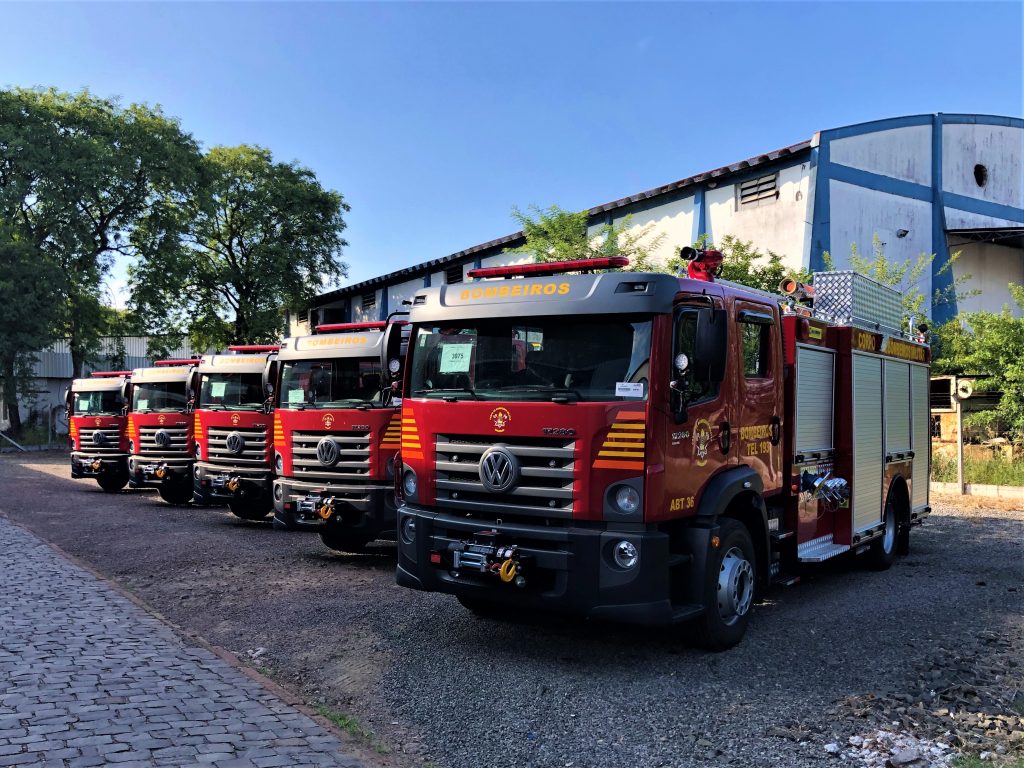 Veículos doados ao Corpo de Bombeiros pela Vale fecha acordo firmado pela mineradora com o Estado em 2019