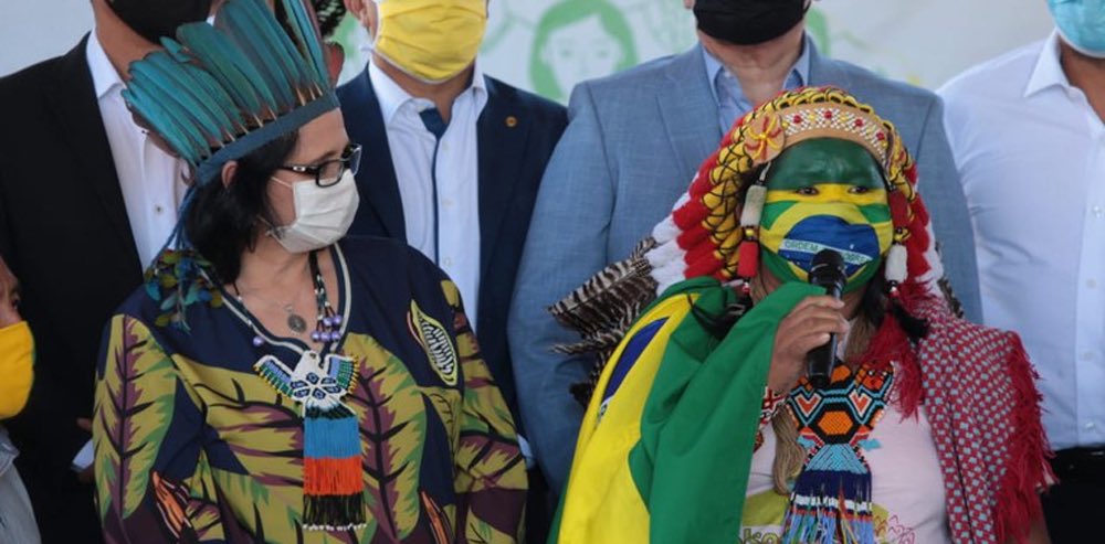 Jair Bolsonaro anuncia distribuição de 5 mil cestas de alimentos a indígenas do Maranhão