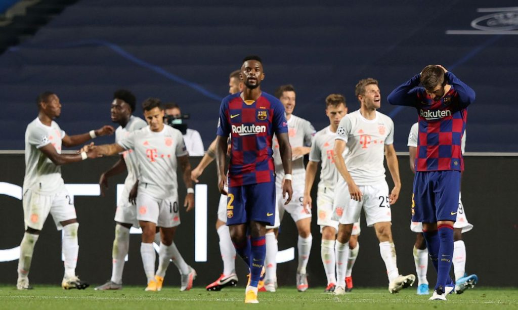 Barcelona sofre goleada humilhante na Liga dos Campeões da Europa: 8 a 2 para o Bayern de Munique