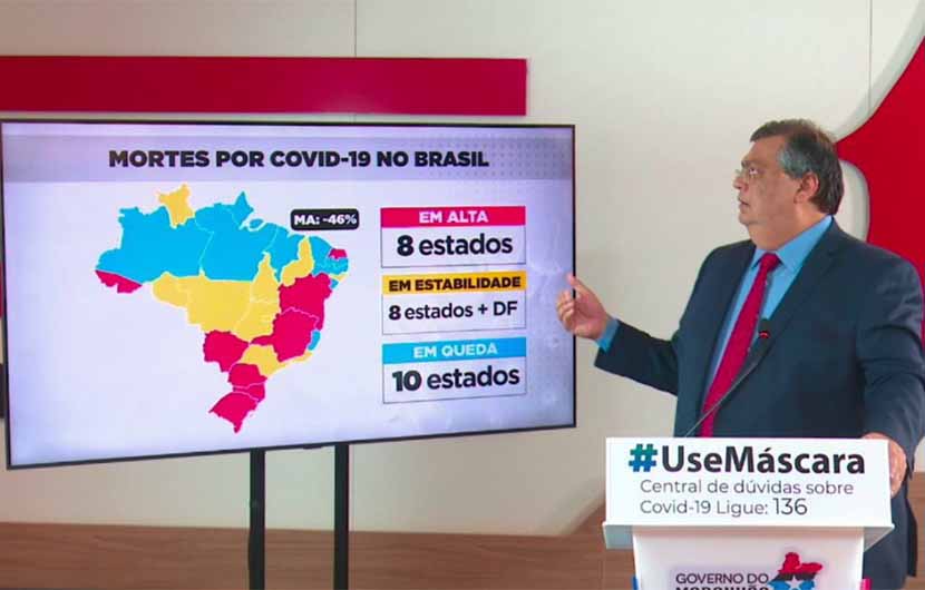 Maranhão apresenta tendência de queda do coronavírus há mais de 50 dias, segundo estudo da PUC e da FGV