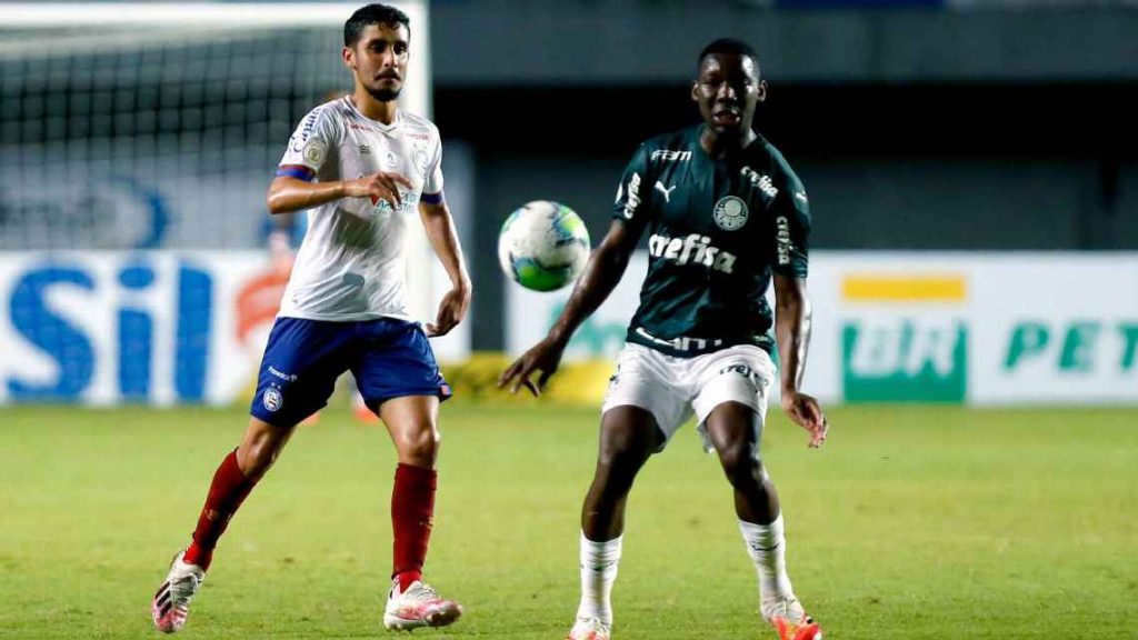 Bahia consegue empate nos minutos finais e impede a terceira vitória seguida do Palmeiras
