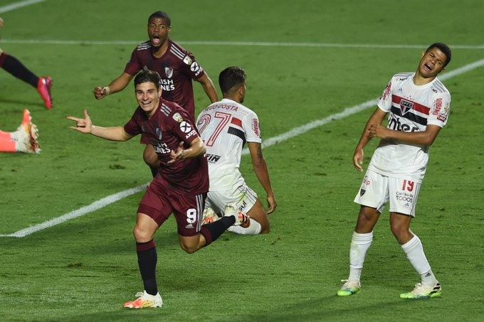 São Paulo é beneficiado com dois gols contra e consegue um empate contra o River Plate