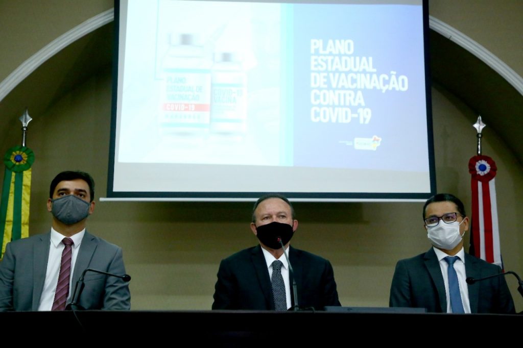 Governador em exercício Carlos Brandão apresenta Plano de Vacinação contra Covid-19