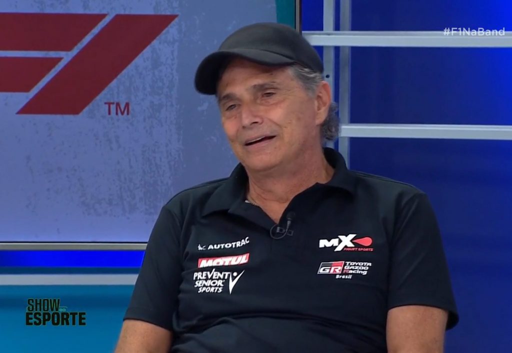 Nelson Piquet chama Rede Globo de “Globolixo” na estreia da Fórmula 1 na Bandeirantes