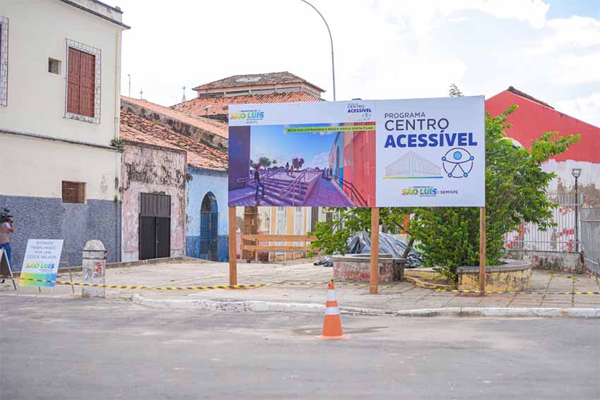 Prefeitura de São Luís lança programa para facilitar acessibilidade no Centro Histórico