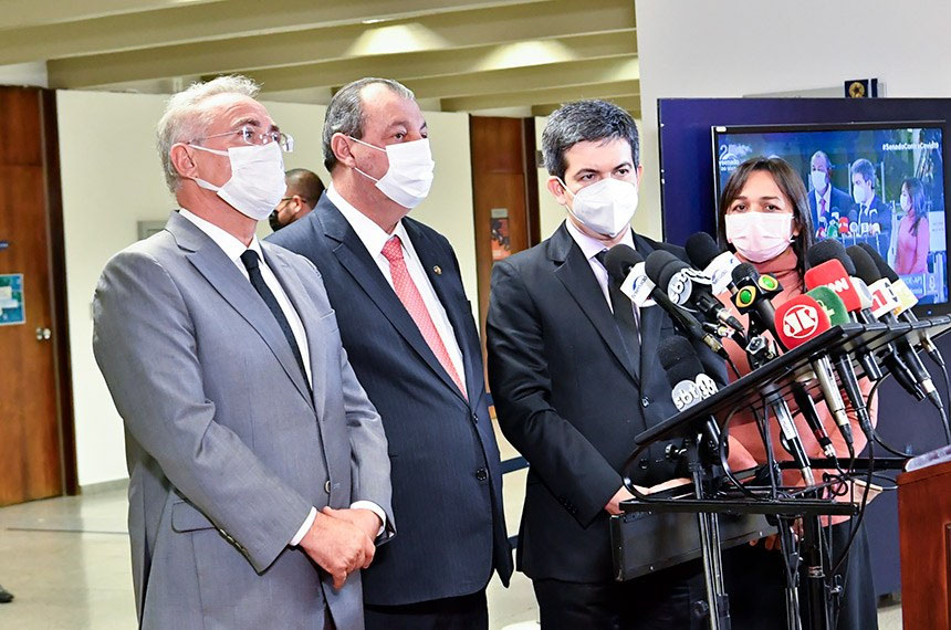 Criada, no Senado, a frente parlamentar para acompanhar desdobramentos da CPI da Pandemia
