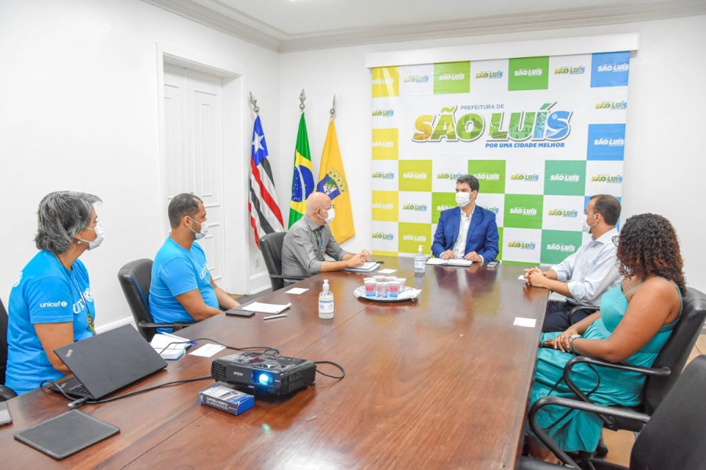 Prefeito Eduardo Braide se reúne com representantes do Unicef para tratar de parcerias para São Luís