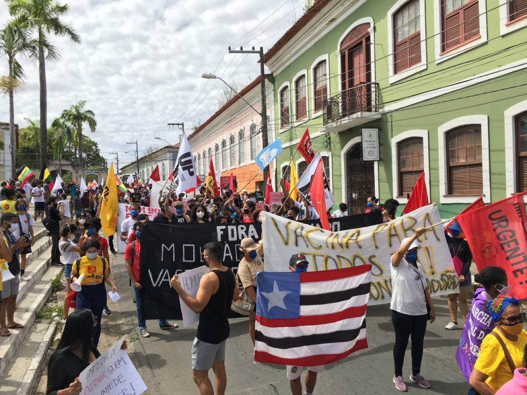 Maranhenses aderem aos protestos realizados neste sábado em todo o país contra o presidente Jair Bolsonaro