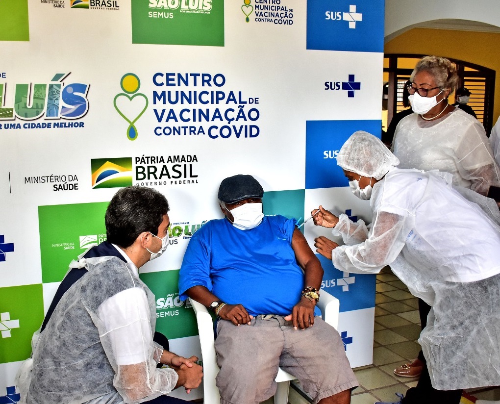 São Luís é a primeira capital do Brasil a fazer aplicação da terceira dose de vacina contra a Covid-19