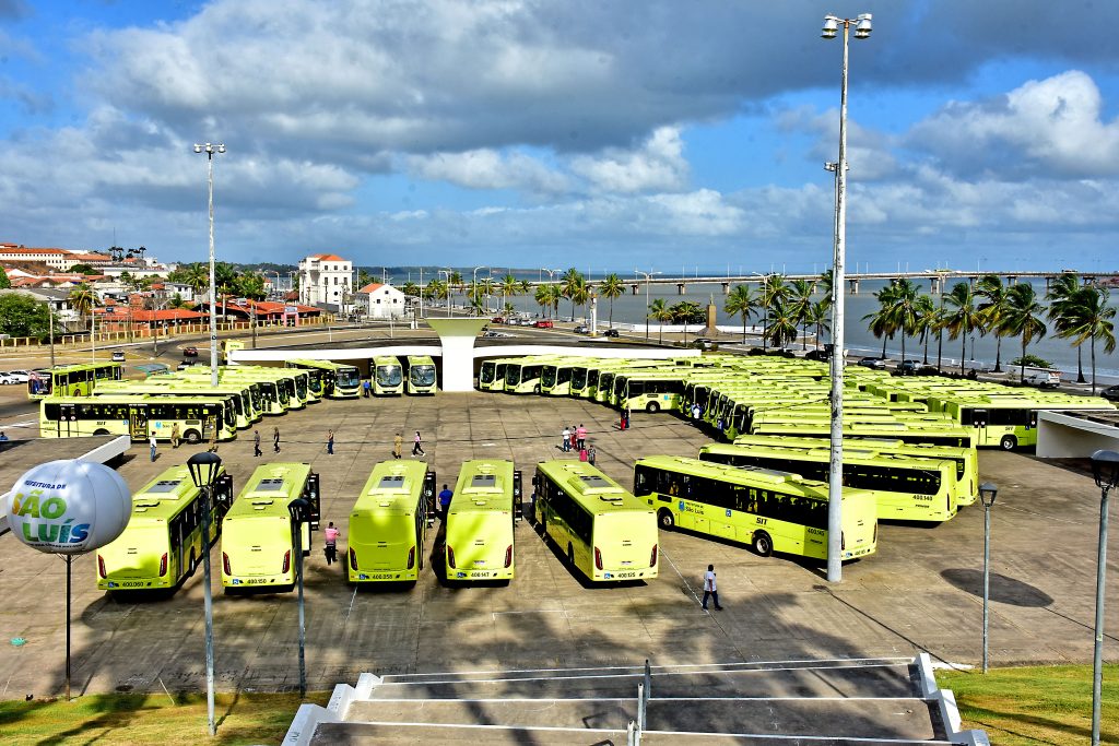 Mais 52 ônibus novos reforçam frota de ônibus do transporte coletivo de São Luís
