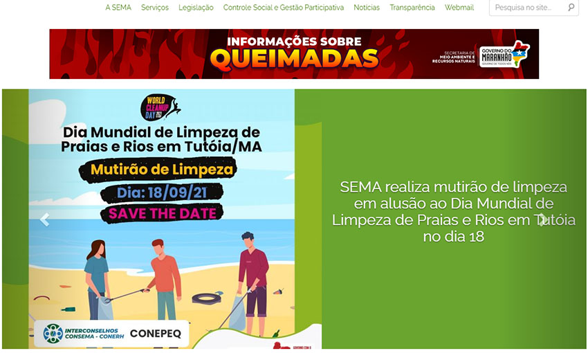 Falta de transparência leva Justiça Federal a determinar que Sema mantenha seu site atualizado
