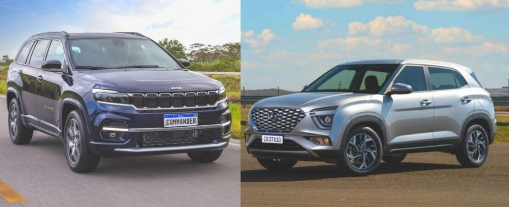 Commander e Creta atendem dois extremos entre os SUVS