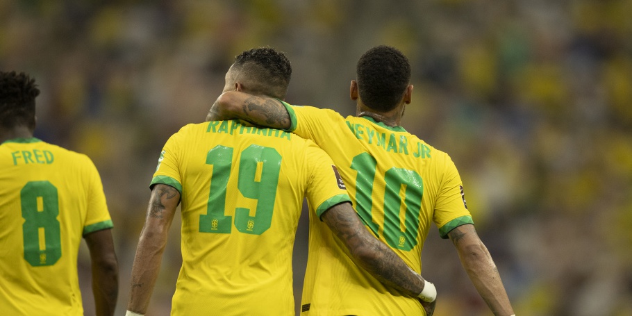 Com grande atuação de Neymar e dois gols de Raphinha, Brasil faz 4 a 1 no Uruguai em Manaus