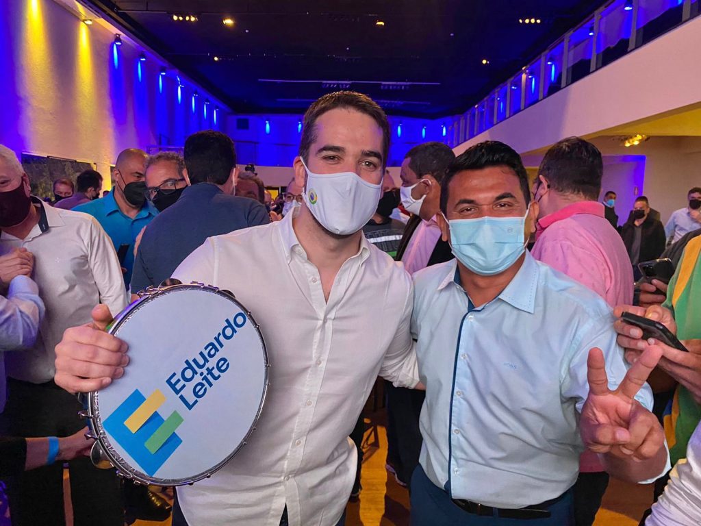 Wellington do Curso manifesta apoio a Eduardo Leite nas prévias do PSDB para presidente
