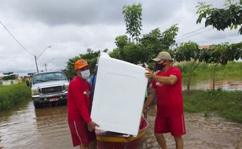 Chuvas elevam nível de rios e provocam danos a moradores de diversas cidades no Maranhão