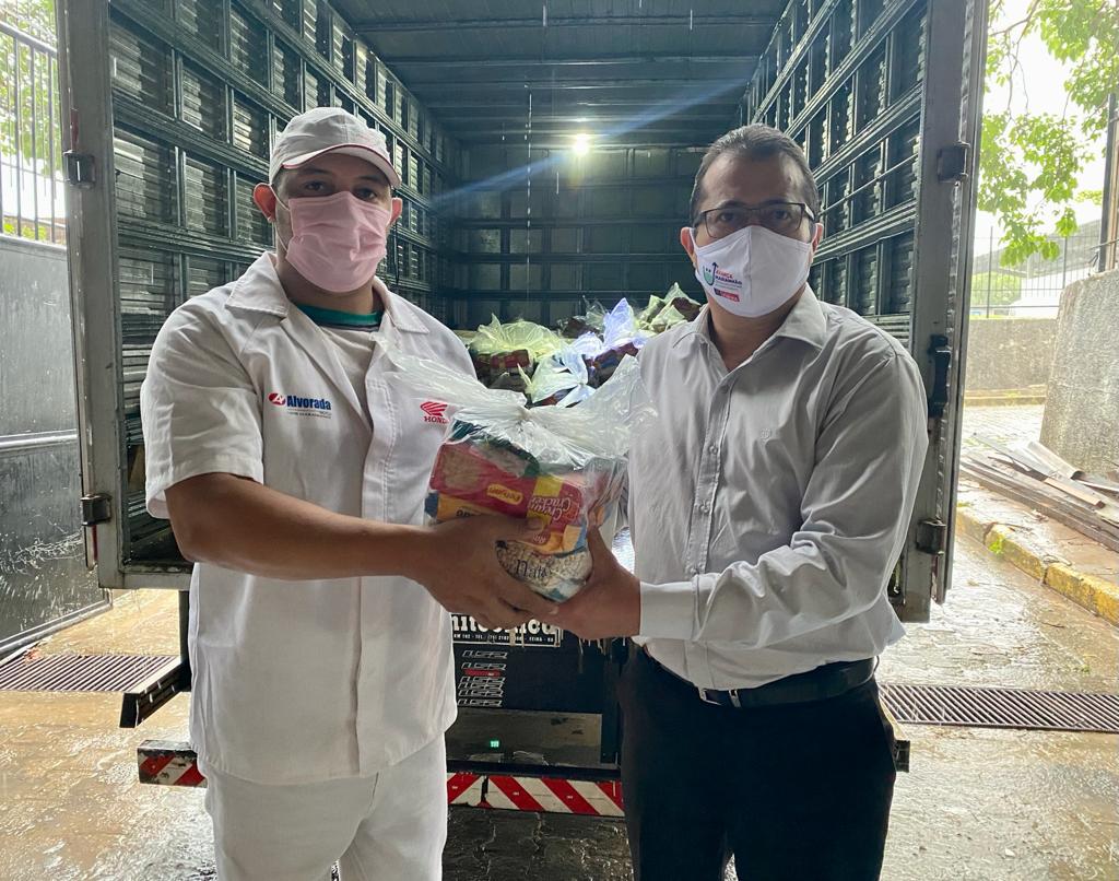 Federação das Indústrias doa alimentos para famílias desabrigadas por enchentes no estado