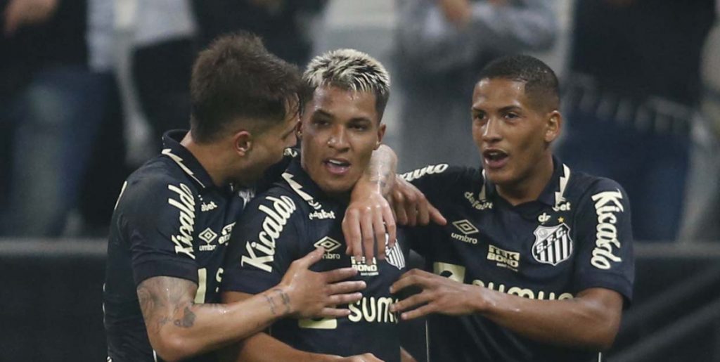 De virada, Meninos da Vila garantem vitória do Santos contra o Corinthians pelo Paulistão