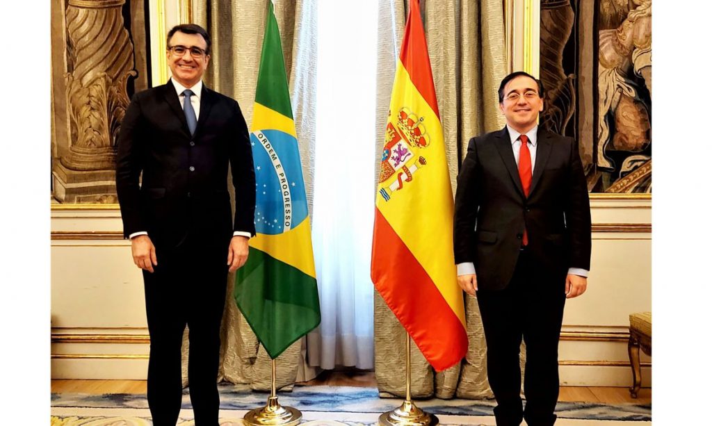 Chanceler manifesta apoio da Espanha a acordo entre Mercosul e União Europeia