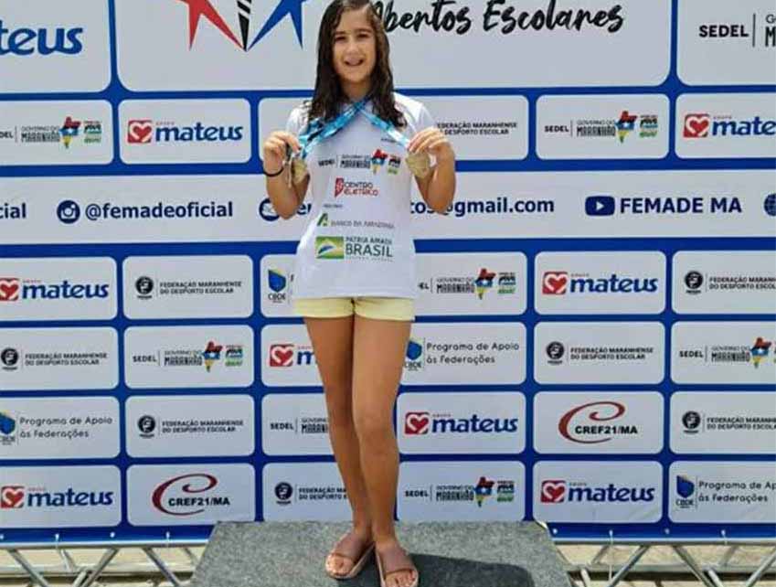 Sofia Duailibe prepara-se para o seu segundo torneio de Natação da temporada 2022