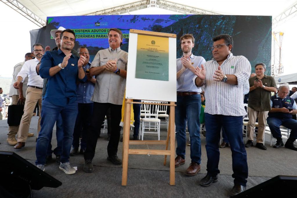 Presidente Jair Bolsonaro entrega trecho de obra da Vertente Litorânea no estado da Paraíba