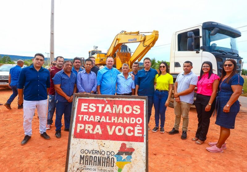 Um dia após o anúncio, pavimentação da MA 006, entre Balsas e Alto Parnaíba, é iniciada