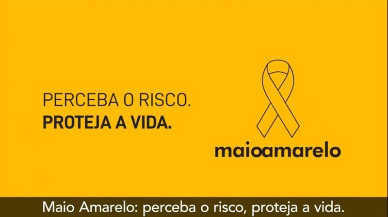 Maio Amarelo tem campanha mais abrangente este ano