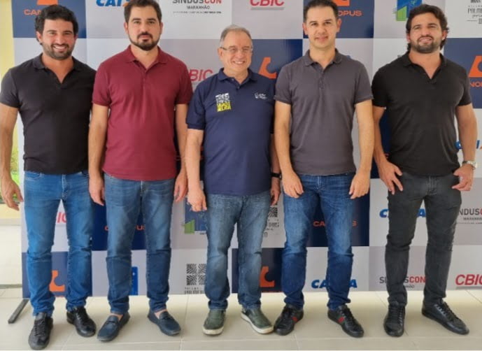 Presidente da Cbic visita canteiros de obras da Canopus Construções e da Escudo Engenharia em São Luís