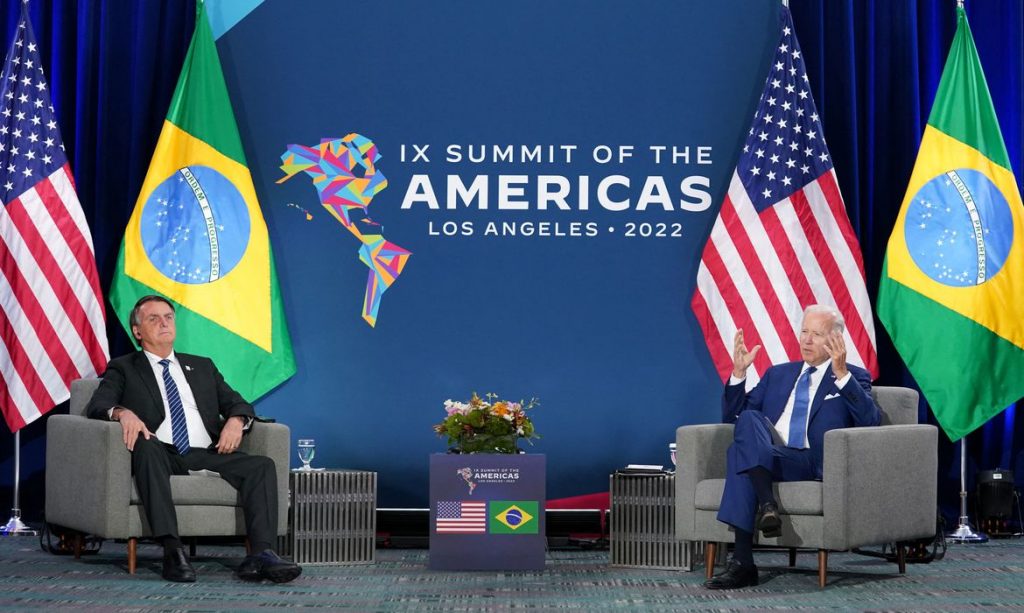Bolsonaro e Biden fazem reunião bilateral entre Brasil e Estados Unidos na Cúpula das Américas